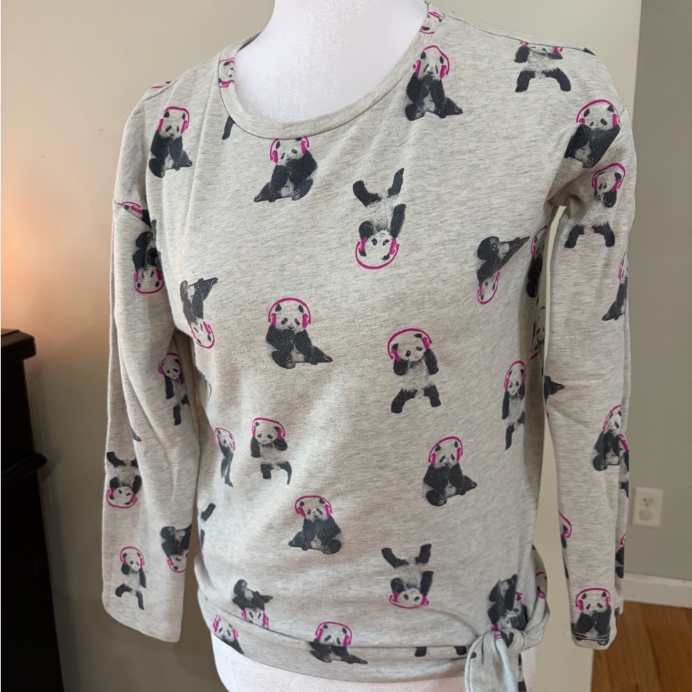 OshKosh B'gosh Gray Sweatshirt with Panda Print
